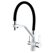 Kitchen Faucet, Sanitary Brass, White, OD/2072