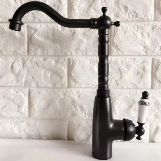Kitchen Faucet, Sanitary Brass, Black, OD/2051