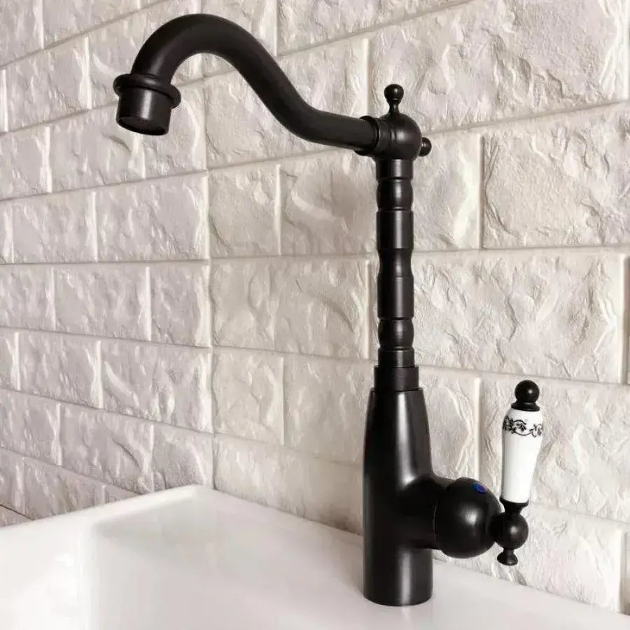 Kitchen Faucet, Sanitary Brass, Black, OD/2051