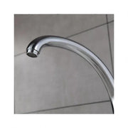 Glossy Chrome Kitchen Faucet LB00C, Swivel Spout, Ceramic Cartridge, Complete Set with Connections and Fixing System