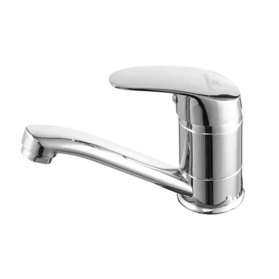 Basin Mixer, Swivel Spout, Length 18CM, Ceramic Cartridge, Chrome, Connection Included