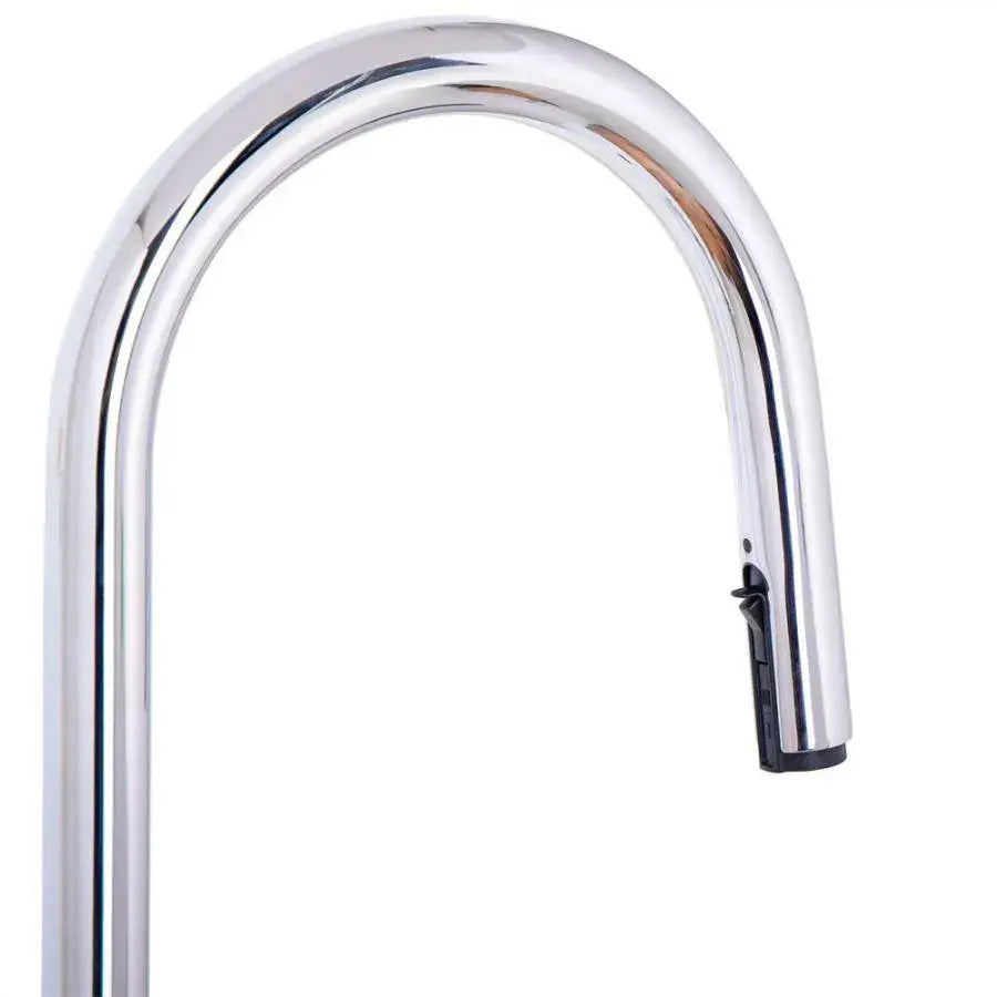 Kitchen Faucet with Pull-out Spray, SUS304 Stainless Steel, Chrome, FJ5543