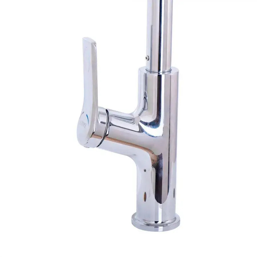 Kitchen Faucet with Pull-out Spray, SUS304 Stainless Steel, Chrome, FJ5543