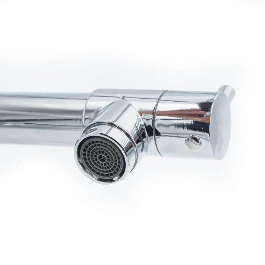 Kitchen Faucet with Pull-out Spray, Stainless Steel and Chrome Brass, YD/301