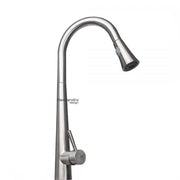 Kitchen Faucet with Pull-out Spray, SUS304 Stainless Steel, Satin Finish, CF021