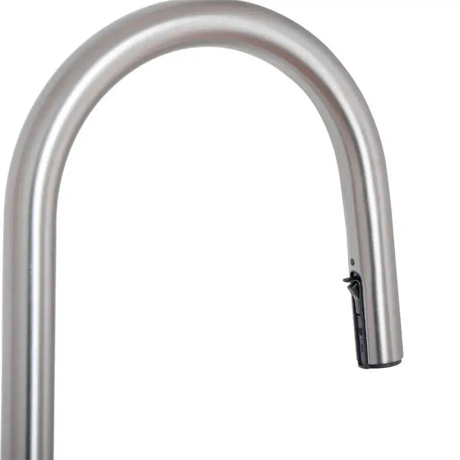 Kitchen Faucet with Pull-out Spray, SUS304 Stainless Steel, Satin Finish, FJ5542