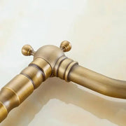 Swan Neck Kitchen Faucet, Sanitary Brass, Antique Gold, OD/2047