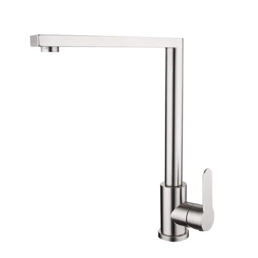 Silver Stainless Steel Kitchen Faucet