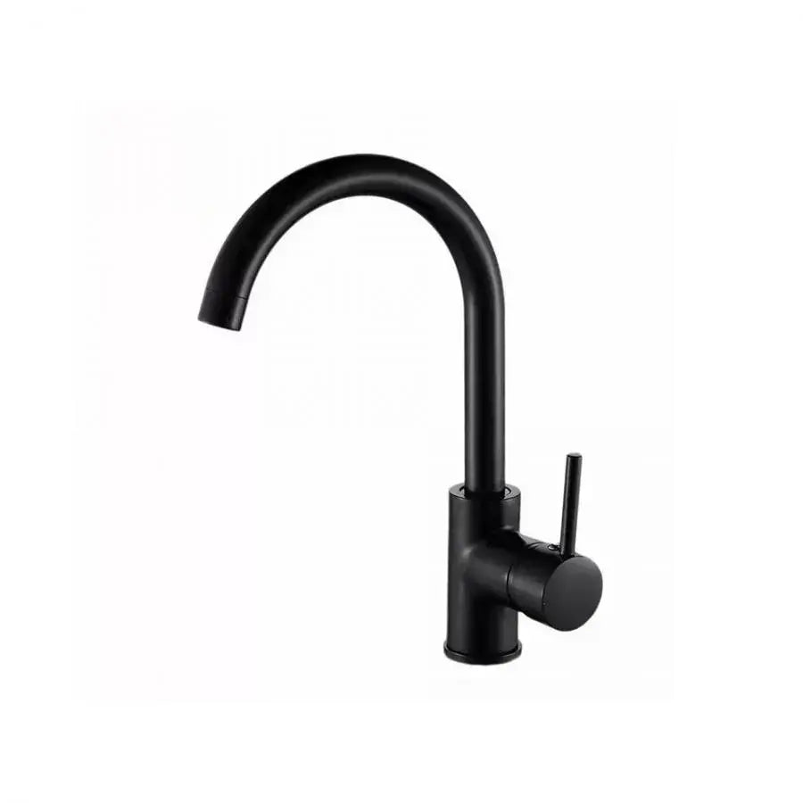Kitchen Faucet, SUS304 Stainless Steel, Black, HS/LY008