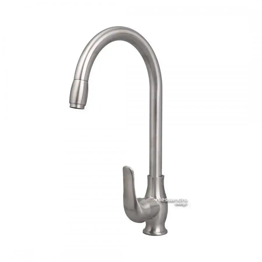 Kitchen Faucet, SUS304 Stainless Steel, Satin Finish, CF009