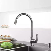 Kitchen Faucet, SUS304 Stainless Steel, Satin Finish, CF009