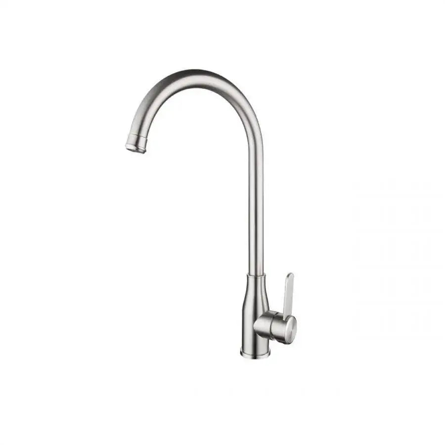 Kitchen Faucet, SUS304 Stainless Steel, Satin Finish, CF010