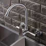 Kitchen Faucet, SUS304 Stainless Steel, Satin Finish, CF015