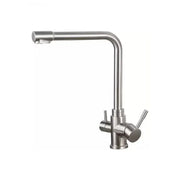 3-Way Kitchen Faucet Stainless Steel Silver CF016