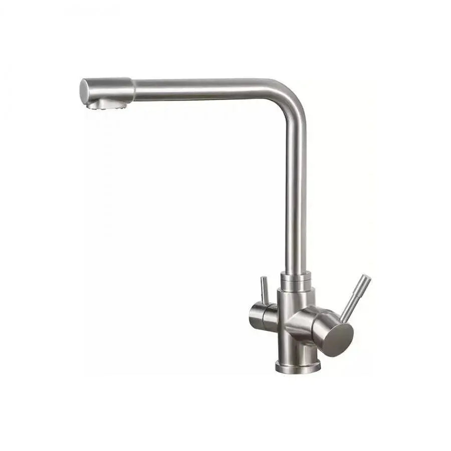 3-Way Kitchen Faucet Stainless Steel Silver CF016