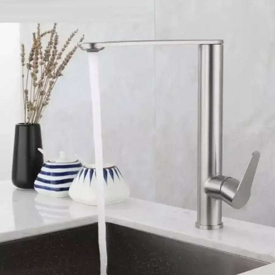 Kitchen Faucet, SUS304 Stainless Steel, Satin Finish, N/CF0C1