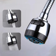 Glossy Chrome Kitchen Faucet LB003, Flexible Spout, Ceramic Cartridge, Complete Set with Connections and Fixing System