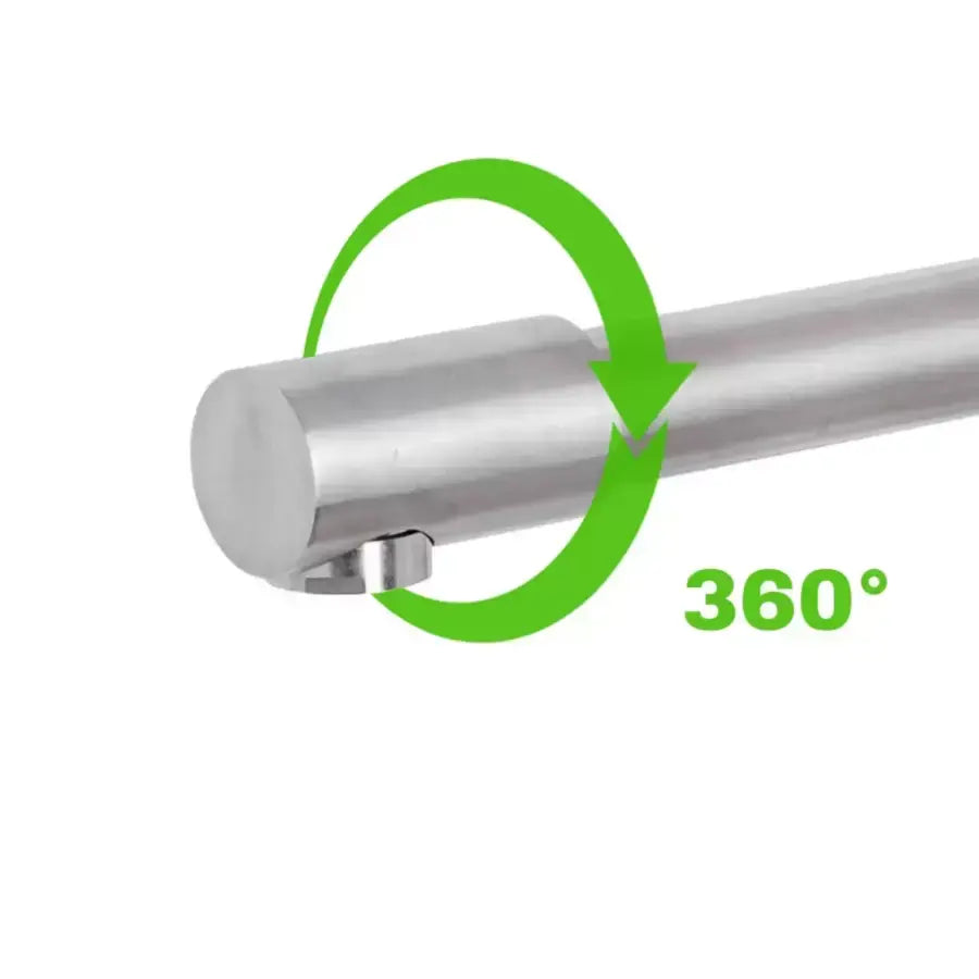 Kitchen faucet with rotating spout, Single lever, SUS304 stainless steel, Satin finish, CF003