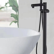 Floor Mounted Faucet, Sanitary Brass, Black, CF2038