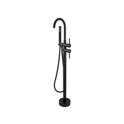 Floor Mounted Faucet with Round Frame, Sanitary Brass, Black, CF2033