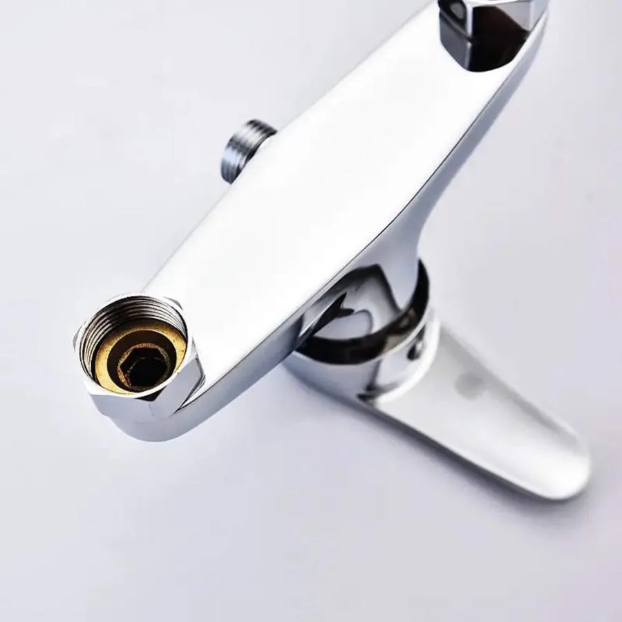 Chrome Wall Mounted Shower Faucet