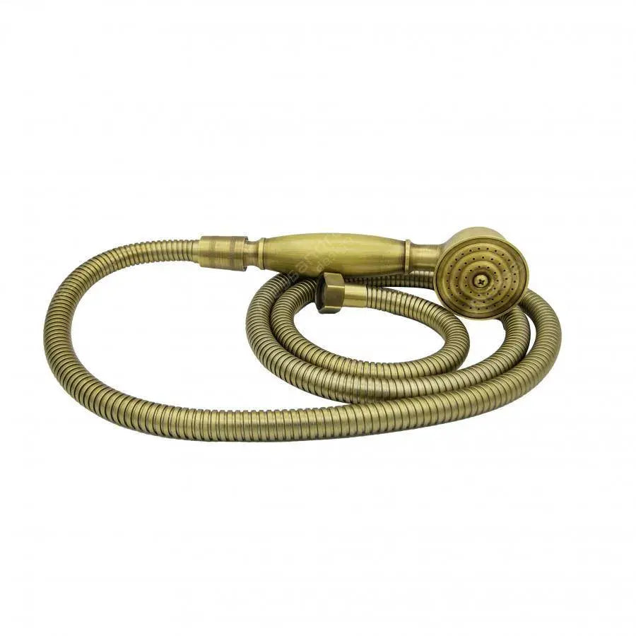 Shower Faucet with Hand Shower and Hose, Sanitary Brass, Antique Bronze, OD/2043