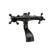 Shower Faucet with Hand Shower and Hose, Sanitary Brass, Black, OD/2048