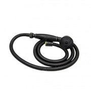 Shower Faucet with Hand Shower and Hose, Sanitary Brass, Black, OD/2048