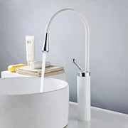 Basin Faucet, Sanitary Brass, White, WZY/326/A