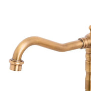 Basin Faucet, Sanitary Brass, Antique Gold, OD01/D