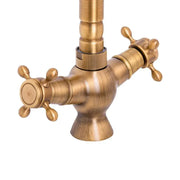 Basin Faucet, Sanitary Brass, Antique Gold, OD01/D