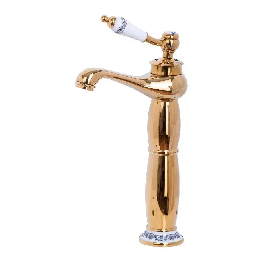 Basin Faucet, Sanitary Brass, Gold, CF/1008