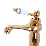 Basin Faucet, Sanitary Brass, Gold, CF/1008