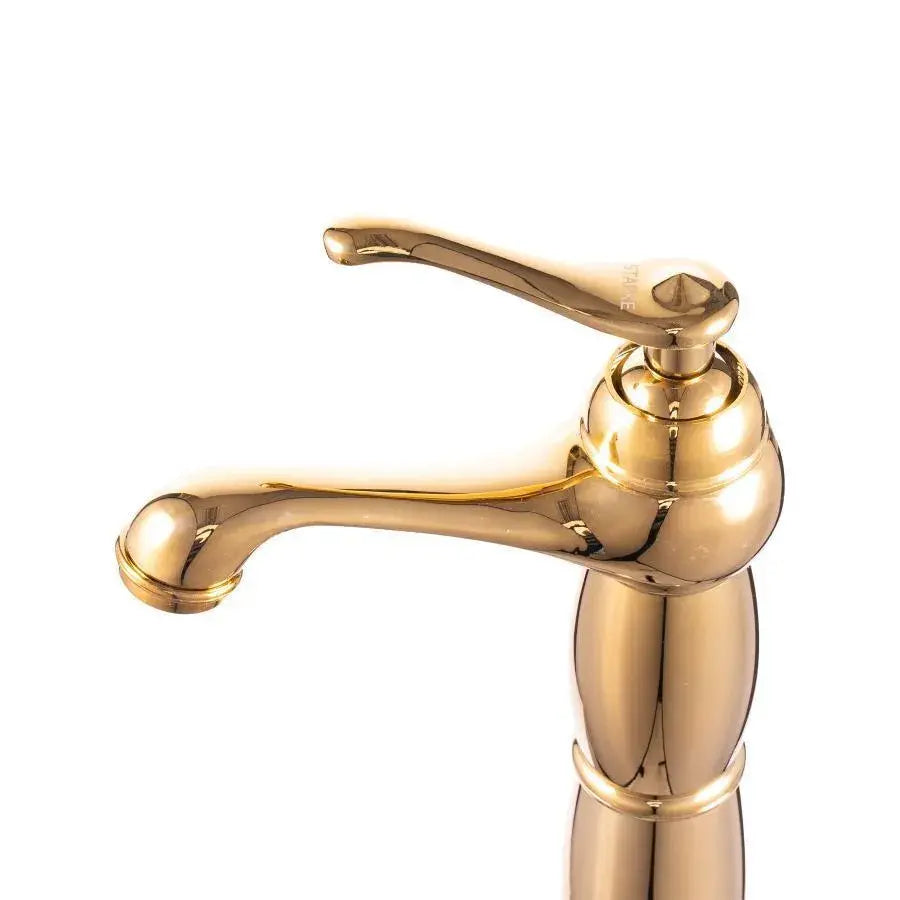 Basin Mixer, Sanitary Brass, Gold, CF/1010
