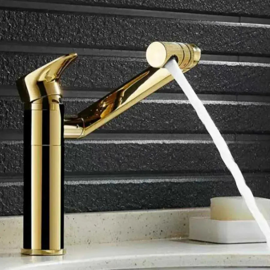 Basin Mixer, Sanitary Brass, Gold, CF101/A