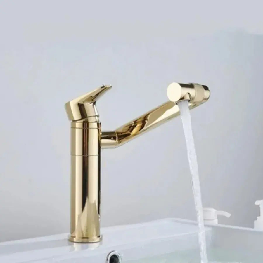 Basin Mixer, Sanitary Brass, Gold, CF101/A