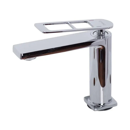 Single Lever Basin Mixer Ceramic Cartridge Sanitary Brass Polished Chrome Fittings and Fixing Kit Included 9707