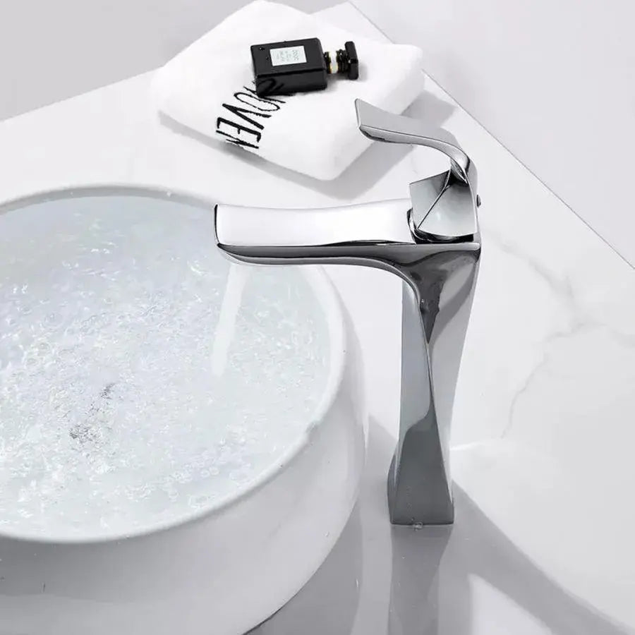 Basin Faucet, Sanitary Brass, Chrome, CF2021