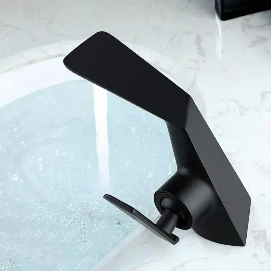 Basin Faucet, Sanitary Brass, Black, 6727H