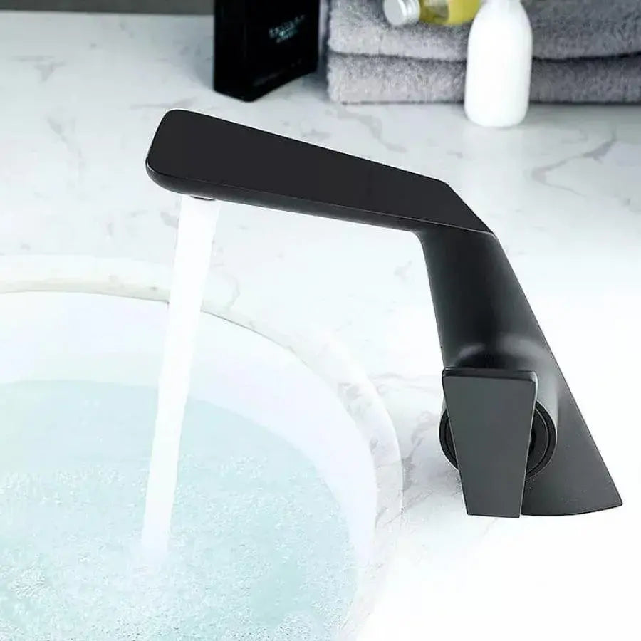 Basin Faucet, Sanitary Brass, Black, 6727H