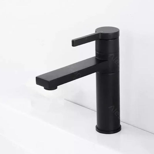 Basin Faucet, Sanitary Brass, Black, 7207H
