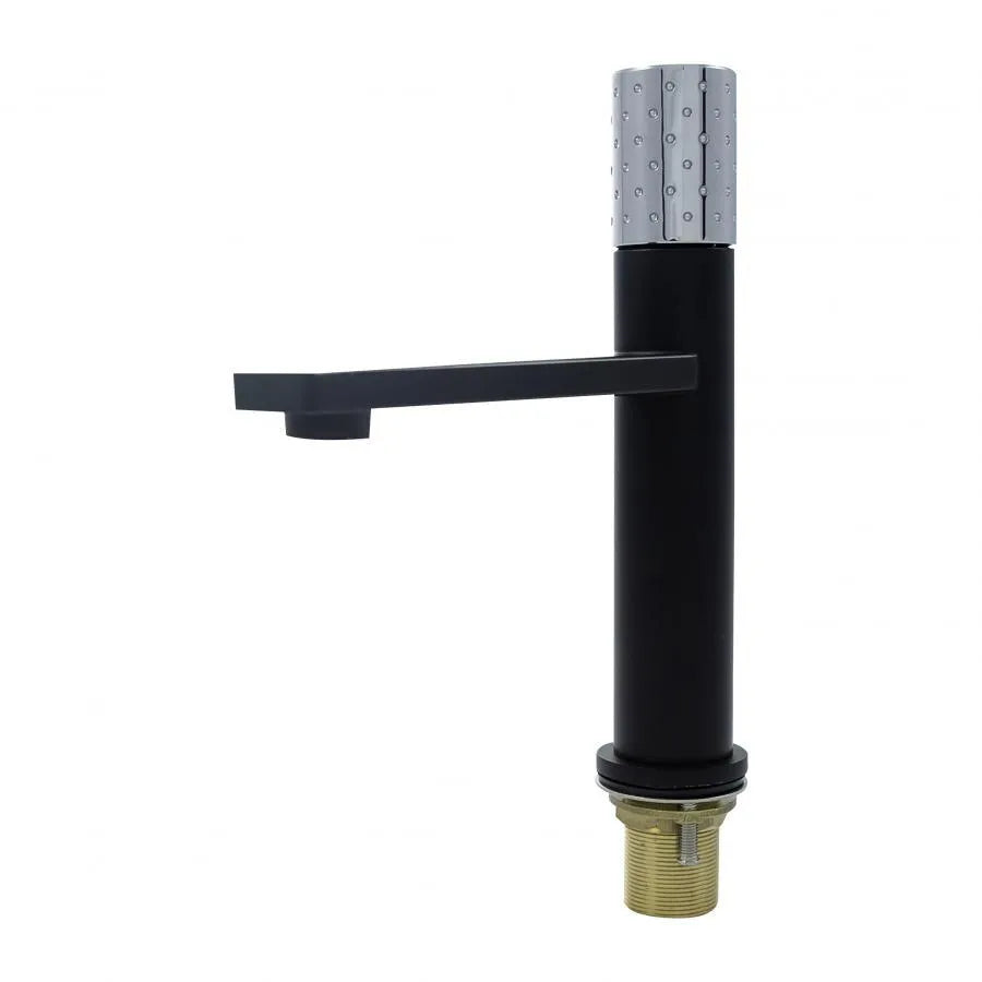Basin Mixer, Sanitary Brass, Black, 7647H/C