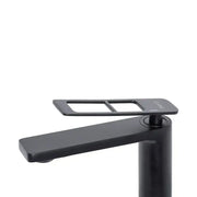 Basin Faucet, Sanitary Brass, Black, 9707H