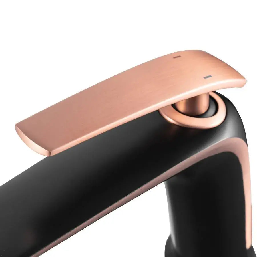 Basin Faucet, Sanitary Brass, Black, MP015H-M