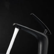 Basin Faucet, Sanitary Brass, Black, MP015H