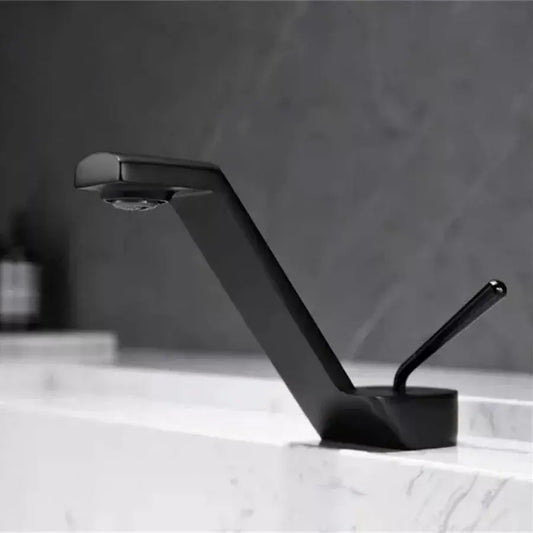 Basin Faucet, Sanitary Brass, Black, MP017H