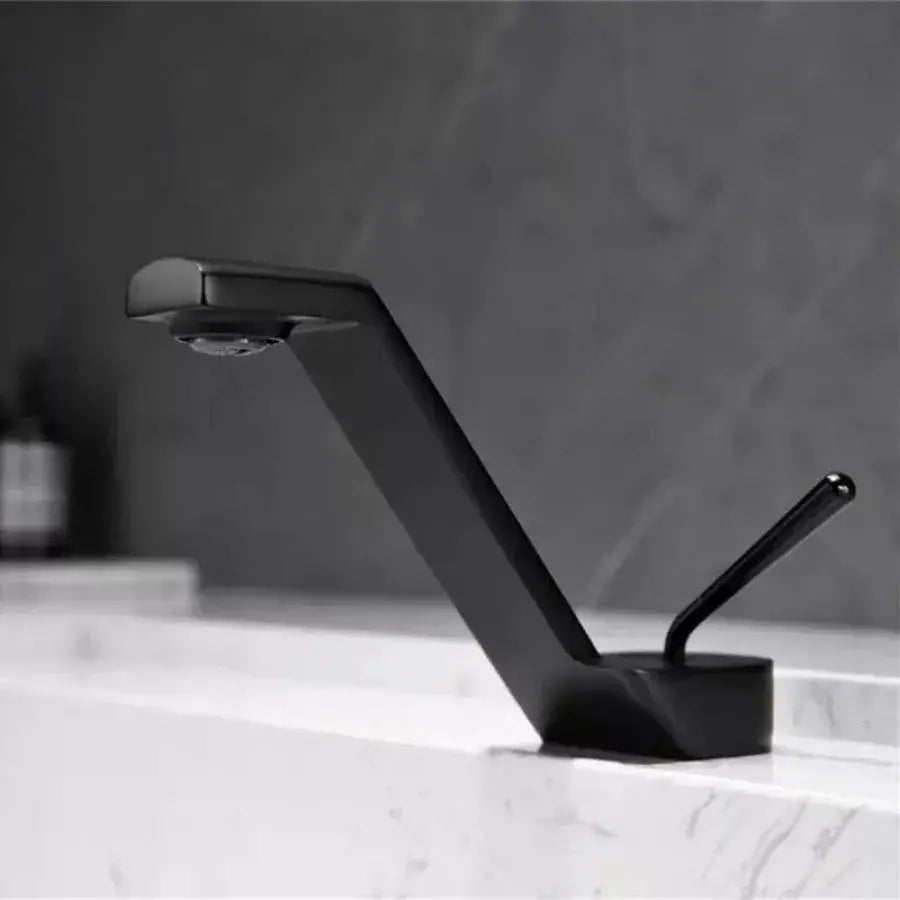 Basin Faucet, Sanitary Brass, Black, MP017H