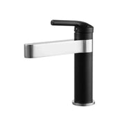 Basin Faucet, Sanitary Brass, Black, OD/2019
