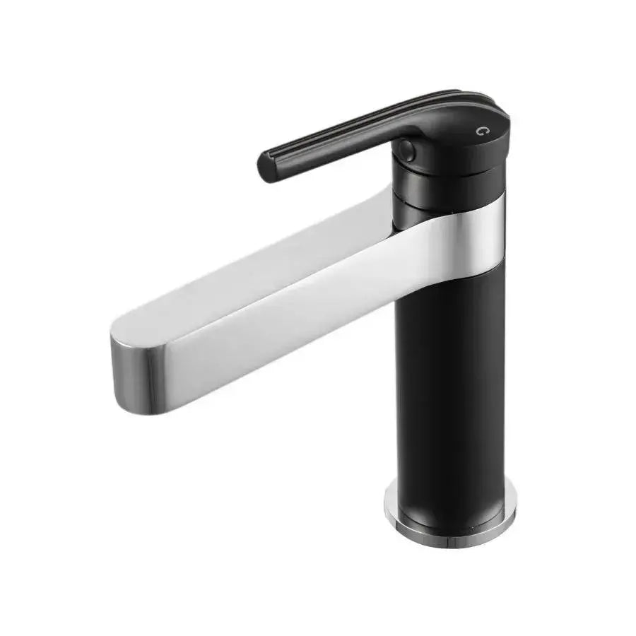 Basin Faucet, Sanitary Brass, Black, OD/2019