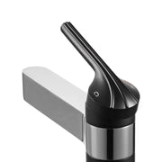 Basin Faucet, Sanitary Brass, Black, OD/2019